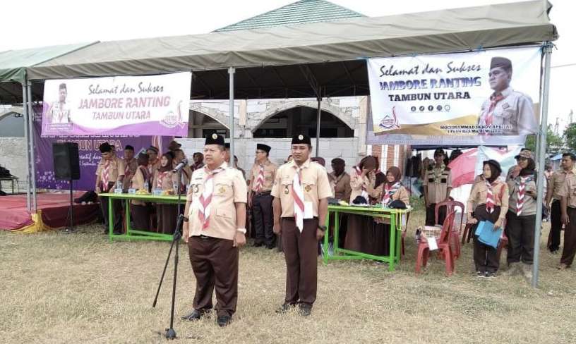 camat-najmuddin-buka-jambore-ranting-pramuka-kecamatan-tambun-utara
